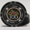 Las Vegas $100 poker chip black