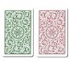 Copag Bridge playing cards back design green and burgundy