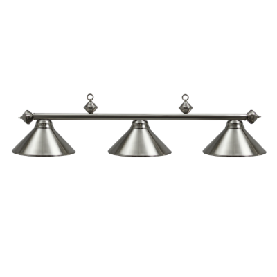Picture of 61004- Billiard lamp full metal shade ''Stainless''