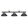 Picture of 61006- Billiard lamp full metal shade '' Matte Black & SS"