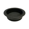 Black plastic cup holder standard size