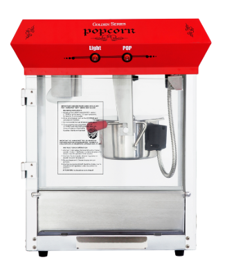 4oz tabletop popcorn machine front view