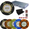 Poker chips set 14 gram 500 pcs Cash Club