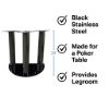 Image sur 10320 Black Stainless Steel Poker Table Base – 29'' Height