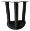 Image de Patte en Acier Noir Mat– Hauteur 29''