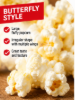 Bullseye yellow butterfly popcorn - butterfly style